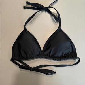 Aerie Classic Black Triangle Bikini Top
